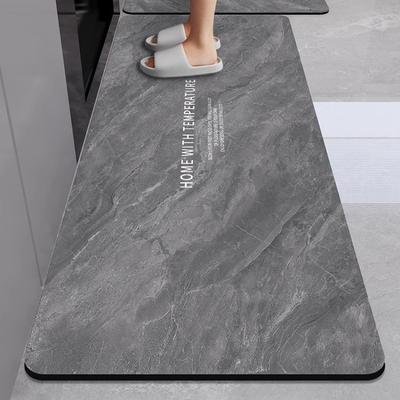 Modern Simple Diatom Mud Kitchen Floor Mat Non-Slip, Waterproof, Oil-Proof And Dirt-Resistant Foot Mat Household Easy-To-Care Carpet