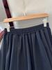 2025 Plus Size High Waist A-line Swing Skirt for Women - Slimming Mid-length Umbrella Design in Sizes 200/300 Jin