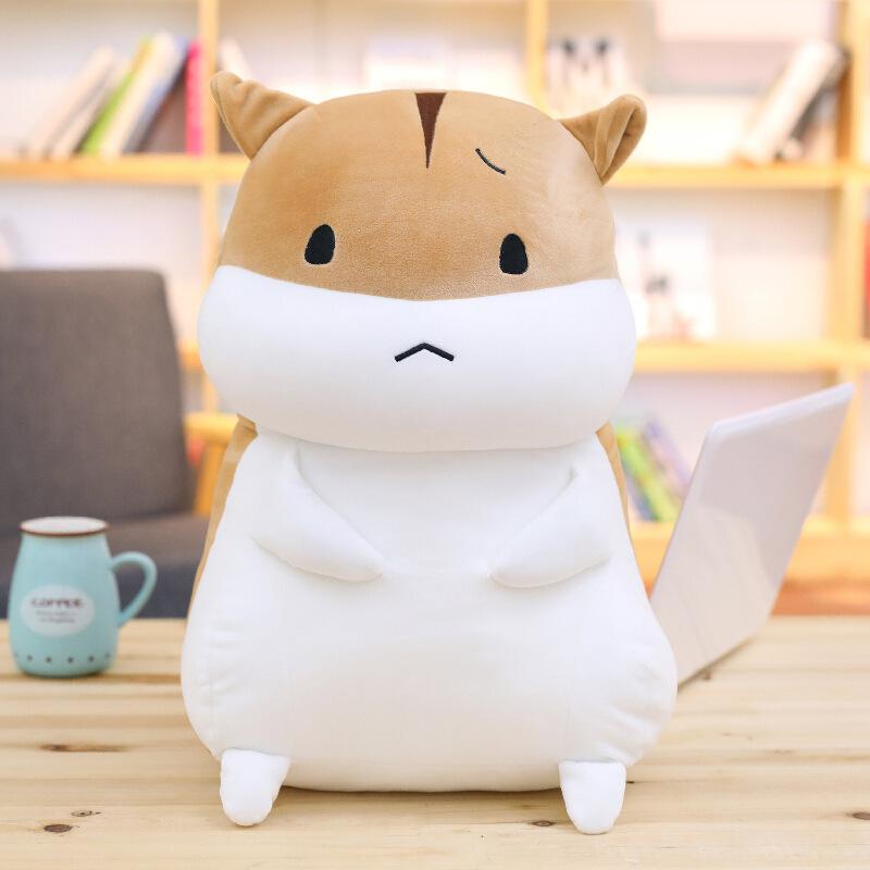 Niedliches Hamster-Plüschtier, Kissen, Stoffpuppe, kleine Puppe, Mädchen, Schlafbett, Kindergeburtstagsgeschenk