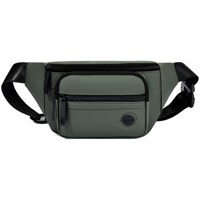 

Унисекс Водонепроницаемая поясная сумка-сумка для мужчин, сумка-кенгуру для женщин, рабочая сумка для телефона на бедре - туристическое снаряжение для мужчин и женщин зелёный