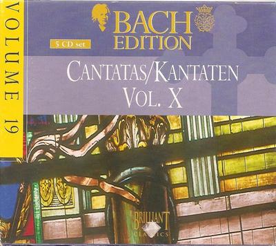 CD JOHANN SEBASTIAN BACH - Cantatas = Kantaten Vol. X 99378 Brilliant Class 2000 Netherland Classical Used
