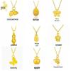 Shuibei 999 Fine Gold Slim Waist Necklace: 3D Hard Gold Women's Pendant Charm, Popular Live Broadcast Hot Seller.
