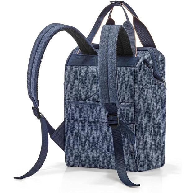 Backpack Reisenthel Allrounder R Herringbone Dark Blue (JR4113)