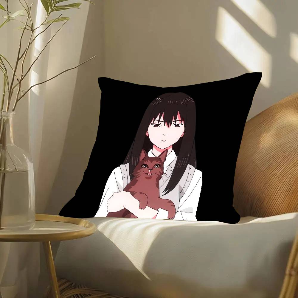 Anime Sonny Boy Pillow Case Fashion Square Pillowcase Bedroom Sofa Room Ins Decoration Leisure
