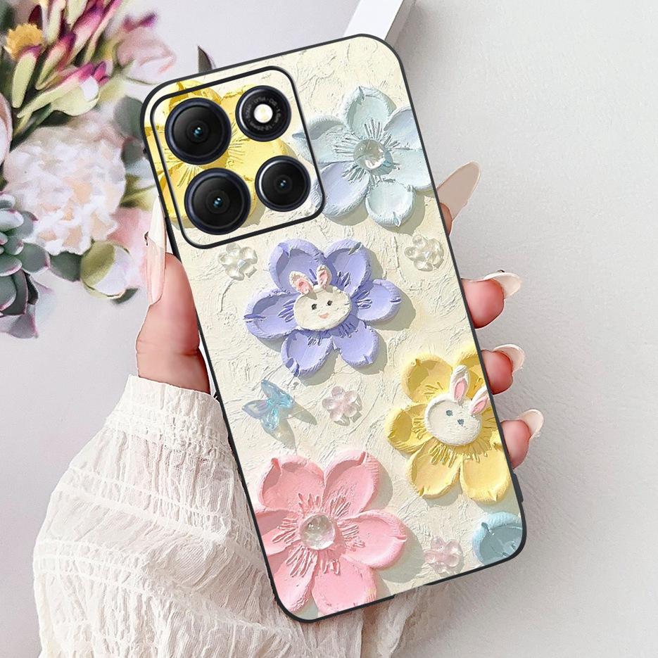 For Motorola Moto G86 Power Case Luxury Buttefly Painted Cover Soft Silicone Case For Motorola Moto G86 G 86 MotoG86 Power Shell