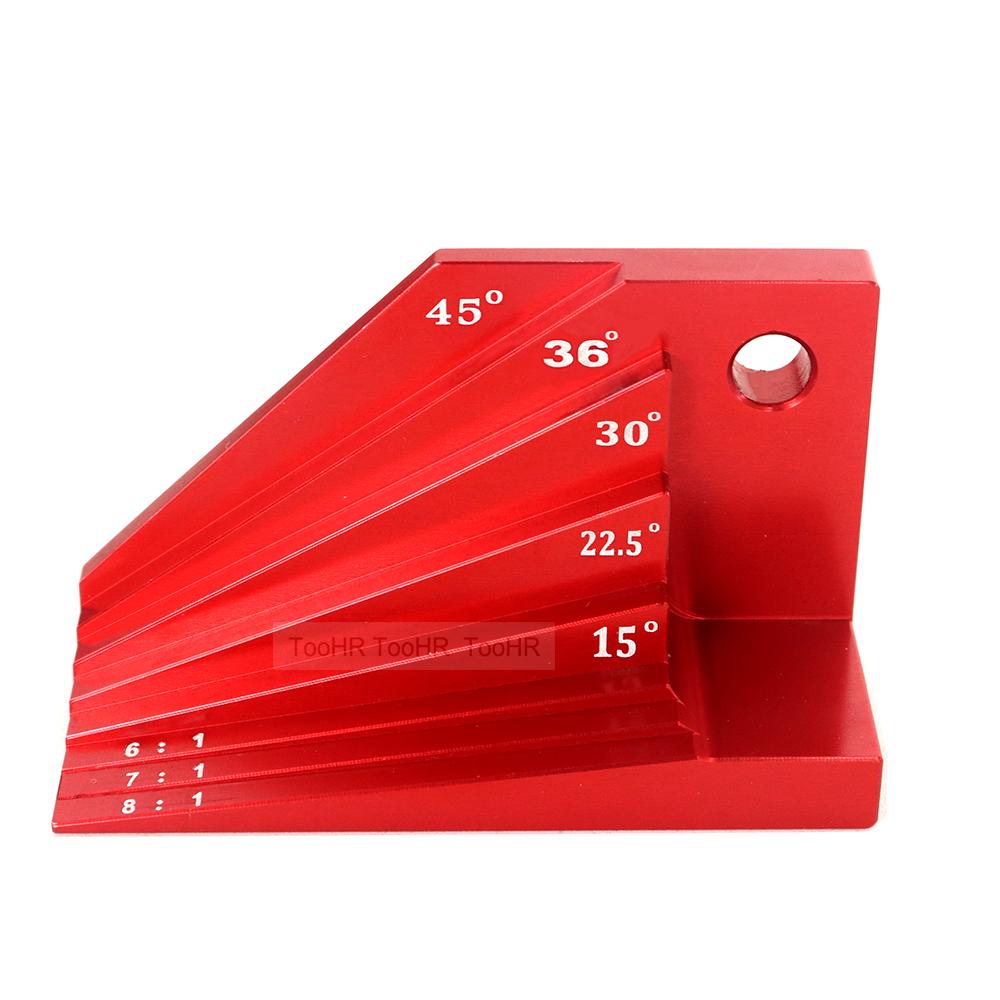 

T-Bevel Gauge Protractor Angle Block Measuring Gauge Aluminum Alloy Angle Finder Tool Woodworking Angle Measuring червоний