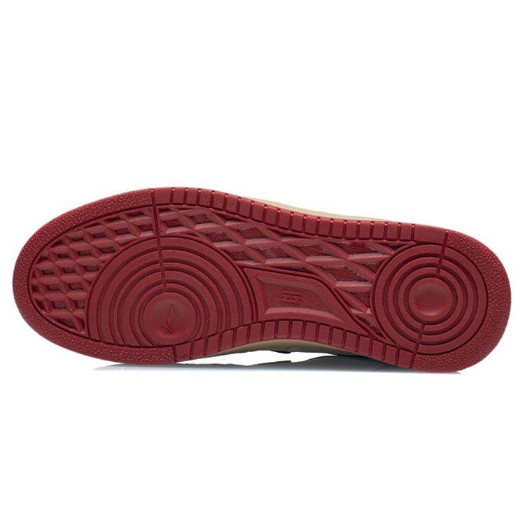Li Ning Non-Slip Wear-Resistant Low-Top Skate Shoes Men Skate Shoes Bull-Red AGCR317-5