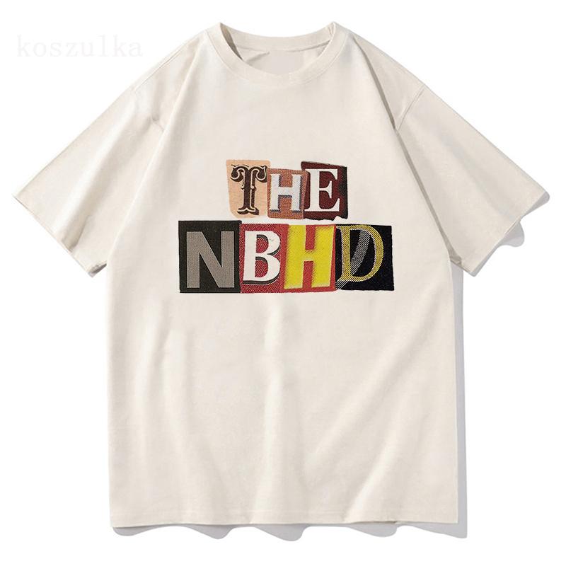 Wiped Out Album Printing Tshirts The Neighbourhood NBHD Band T-shirt Cotton High Quality Summer Tee-shirt Women Men Clothes