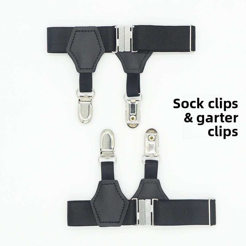 Damen Sockenhalter Herren Jk Mode Strumpfhalter mit Metallverschluss für Wintergebrauch