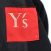Y's Made In Japan Wool Blend With Fur Poncho 1 Black Cloak Women Used