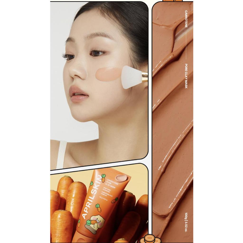 Aprilskin Masque d'Argile Carrotene Pores 100g