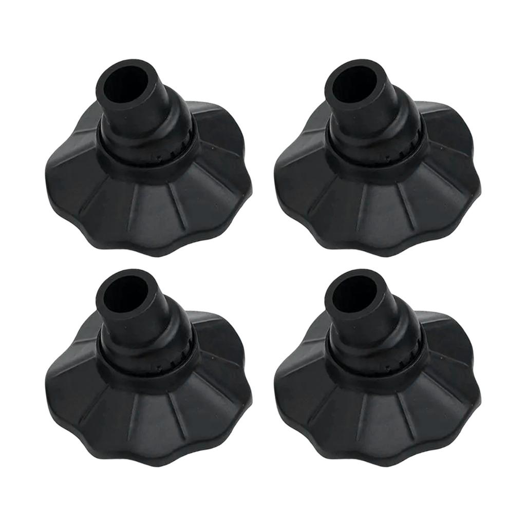 4pcs Outdoor Camping Chair Foot For Pads Chair Leg Mat Non-slip Anti-trap Covers Foot Protectors Camping Supplies
