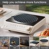 2/6 Pcs Induction Cooktop Mat Non-stick Induction Cooktop Protector Pad Heat Resistant Placemat for Home and Kitchen Accessories