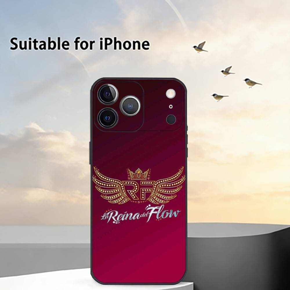 Queen of Flow La-Reina-Del-Flow Phone Case Silicone Soft For IPhone 17 16 15 14 13 12 11 X XR Plus Pro Max Plus