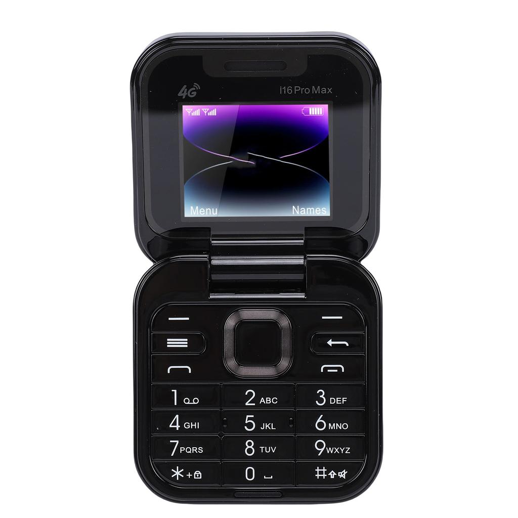 4G LTE Flip Phone 1.77 Inch Screen Unlocked Seniors Phone Dual SIM Dual Standby with Bluetooth MP3 FM High Volume