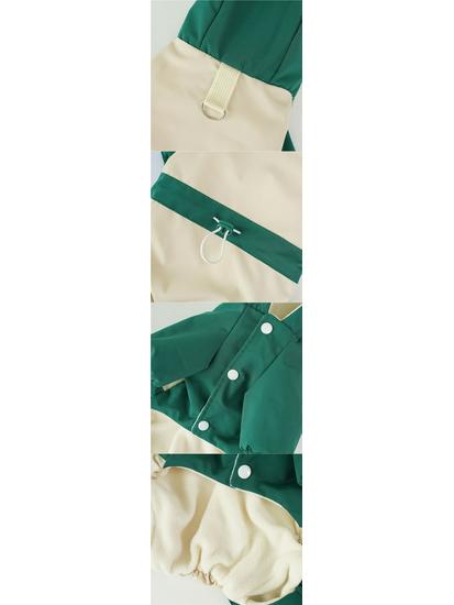 Waterproof Outdoor Suit for Small & Medium Dogs: Autumn/Winter Pet Clothing with Leash Accessories