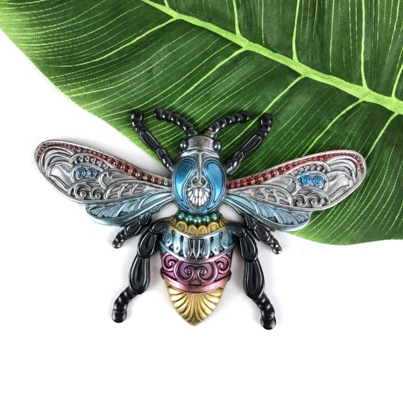 Large Bees-shape Keychain Silicone Mold Pendant Ornament Mold for Valentine Gift