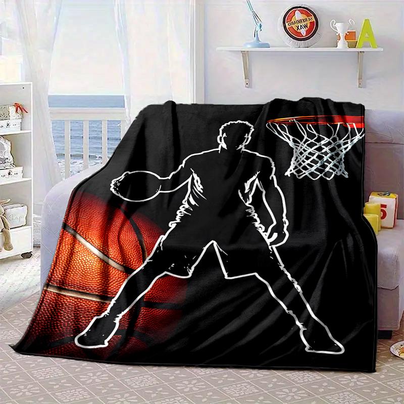 Baseball Fire Power Blanket Flannel Blanket for Bed, Sofa, Camping, Hiking, Picnic Essentials, Gift for Family Fan Gifts