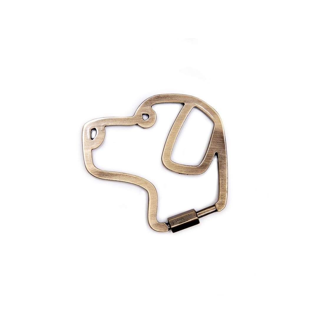 

KIKKERLAND Dog Keychain KR100 золотой