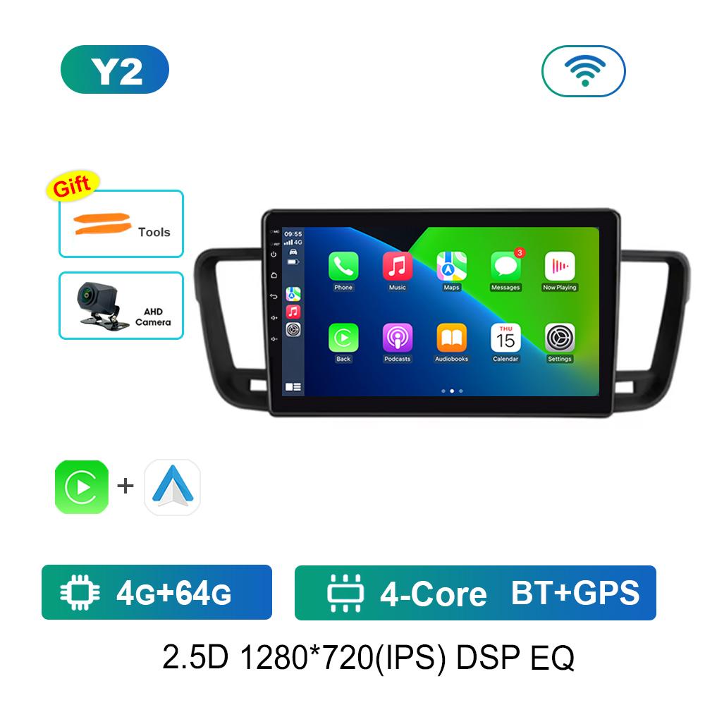 Wireless Carplay Car Video Multimedia player GPS Navi for Peugeot 508 2011 - 2018 WiFi Android Intelligent System 4G IPS Screen