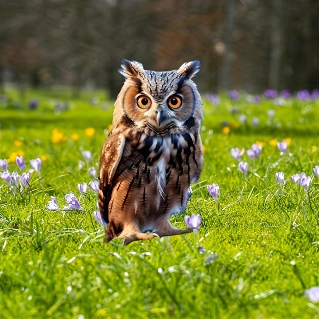Realistische Eulen Gartenspieße Wasserdichte Hofschilder Pflanzenpotttöpfe für Außenbereich Terrasse Rasen Außen Dekorationen