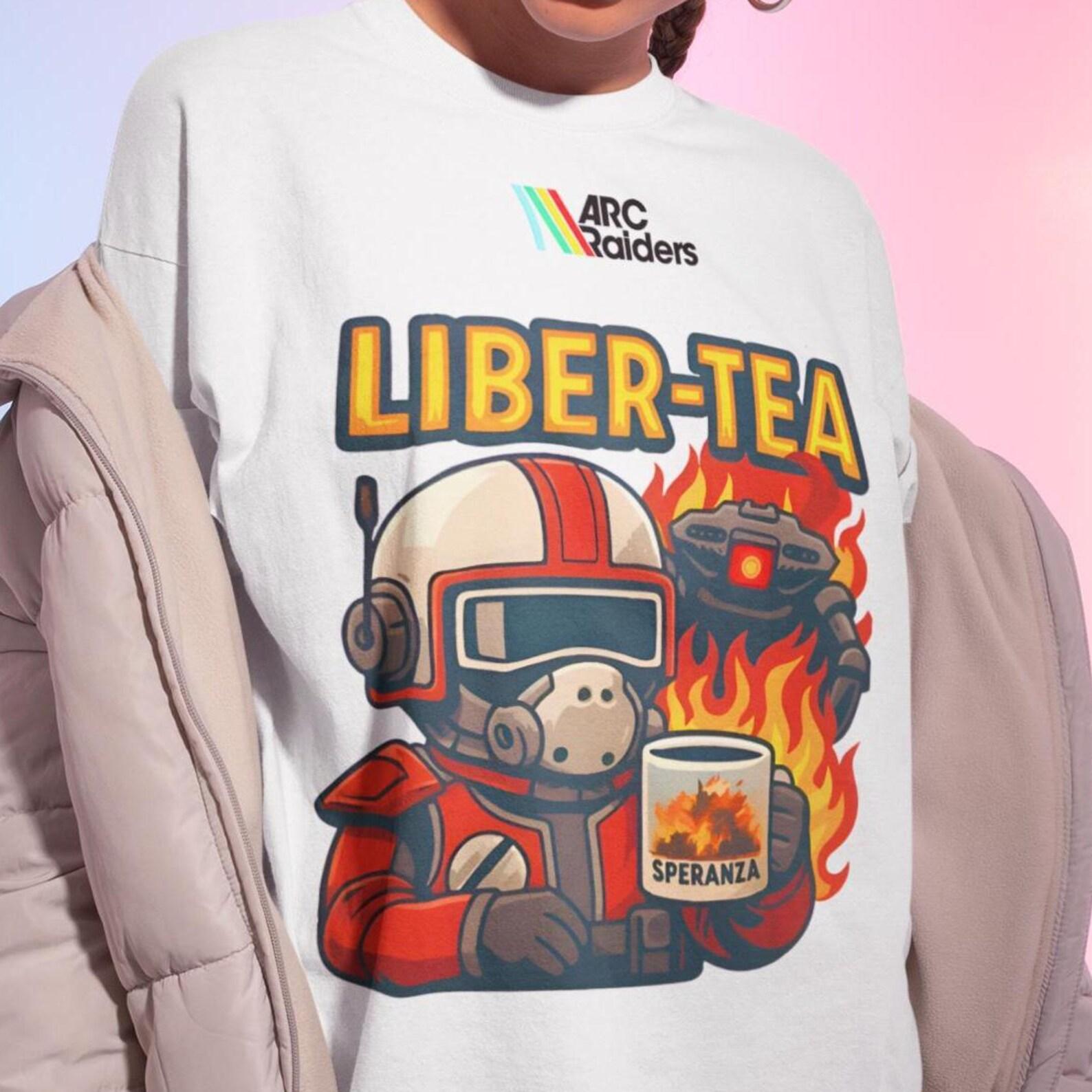 Arc Raiders Liber Tea Shirt - Funny Gamer Tshirt,Arc Raider Sweatshirt,Gaming Tee XL
