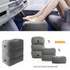Easy Press Leg Cushion Pillow Three Layers Inflation-Airplane Footrest  Outdoor Chair