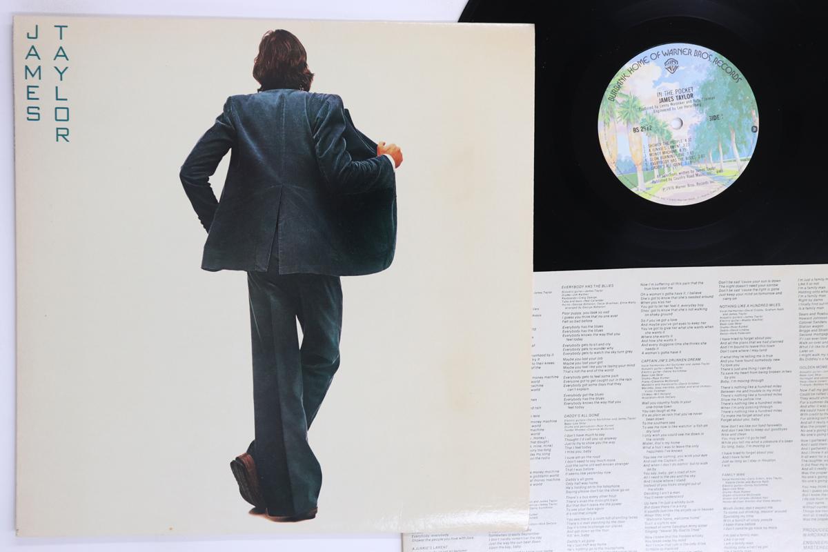 

LP Record JAMES TAYLOR In The Pocket BS2912 WARNER BROS 1976 US Rock Used