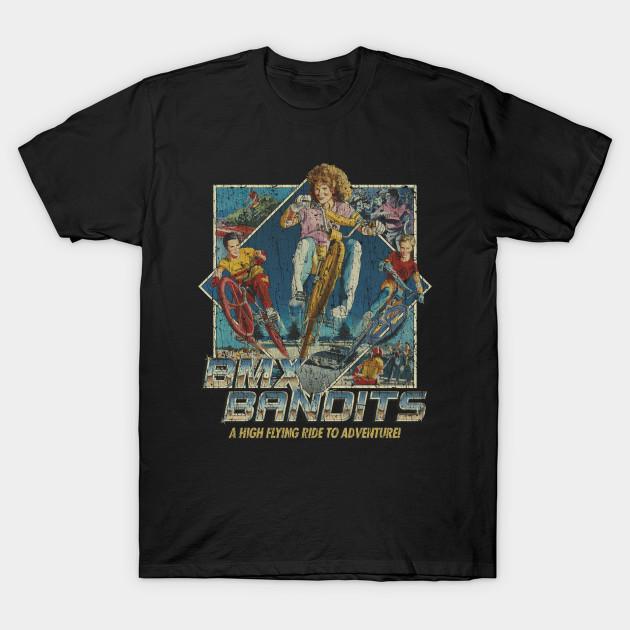 Мужская черная футболка с принтом Bmx Bandits 1983 Печать на трансферной бумаге без вырезания Хлопковая футболка M чёрный