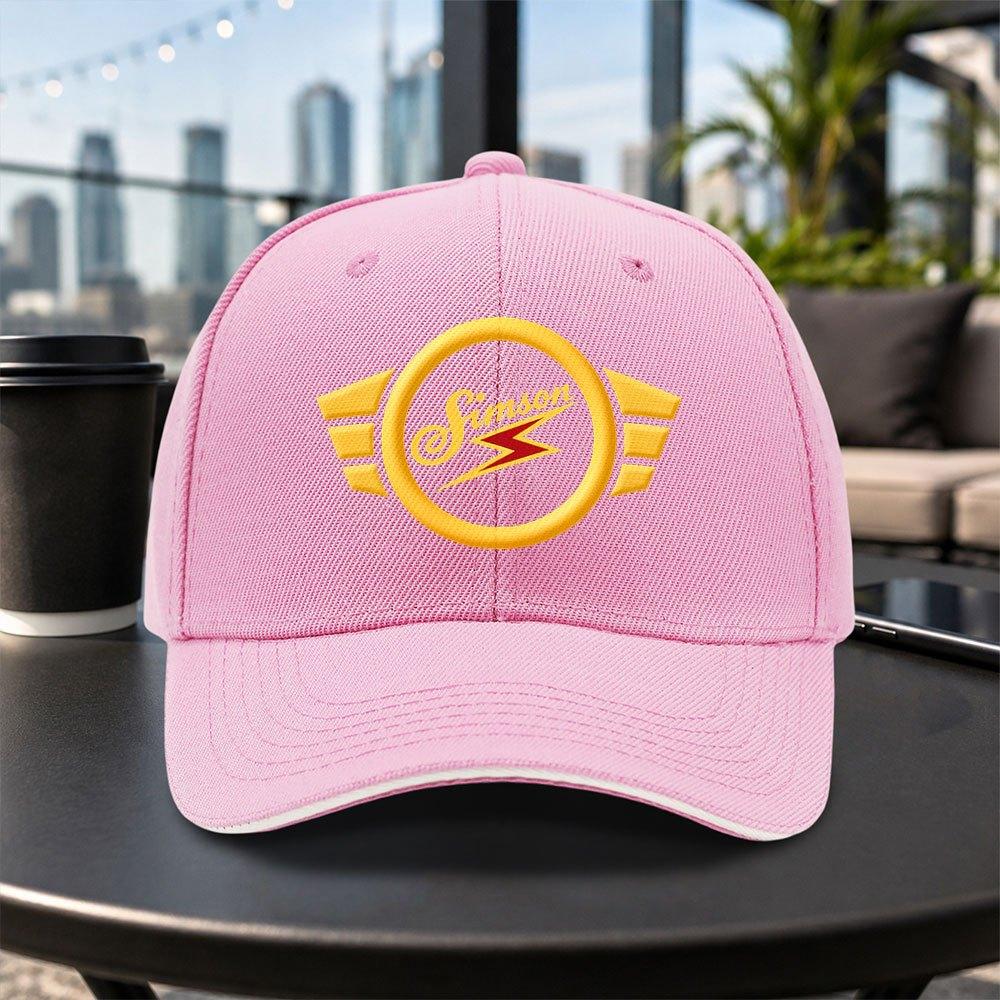Simson Logo Adjustable Casual Baseball Cap Unisex Lightweight Outdoor Travel Party Daily Wear Multicolored