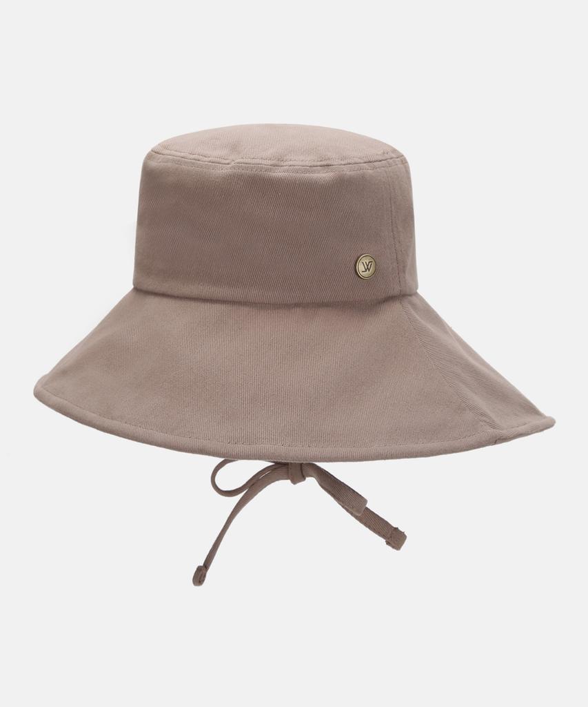 Hwaiteusaenjeu Cotton Asymmetrical Floppy Hat Grayish (4 Colors)
