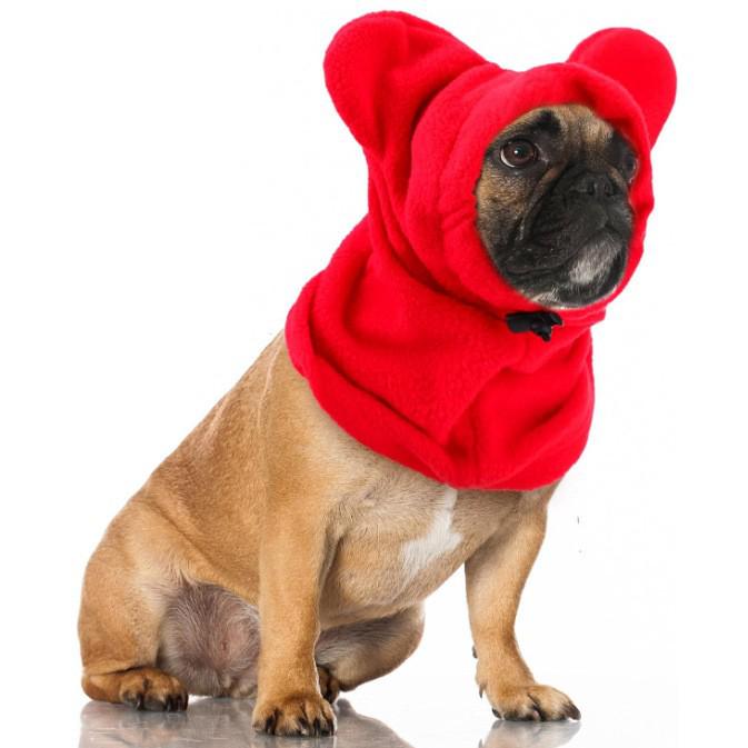 2026 Windproof Dog Hood: Warm Winter Hat & Calming Neck Gaiter