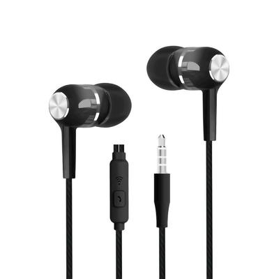 Wired Sport Earphone Stereo Earbuds with Microphone Good Bass for Laptop PC Mobile Phone