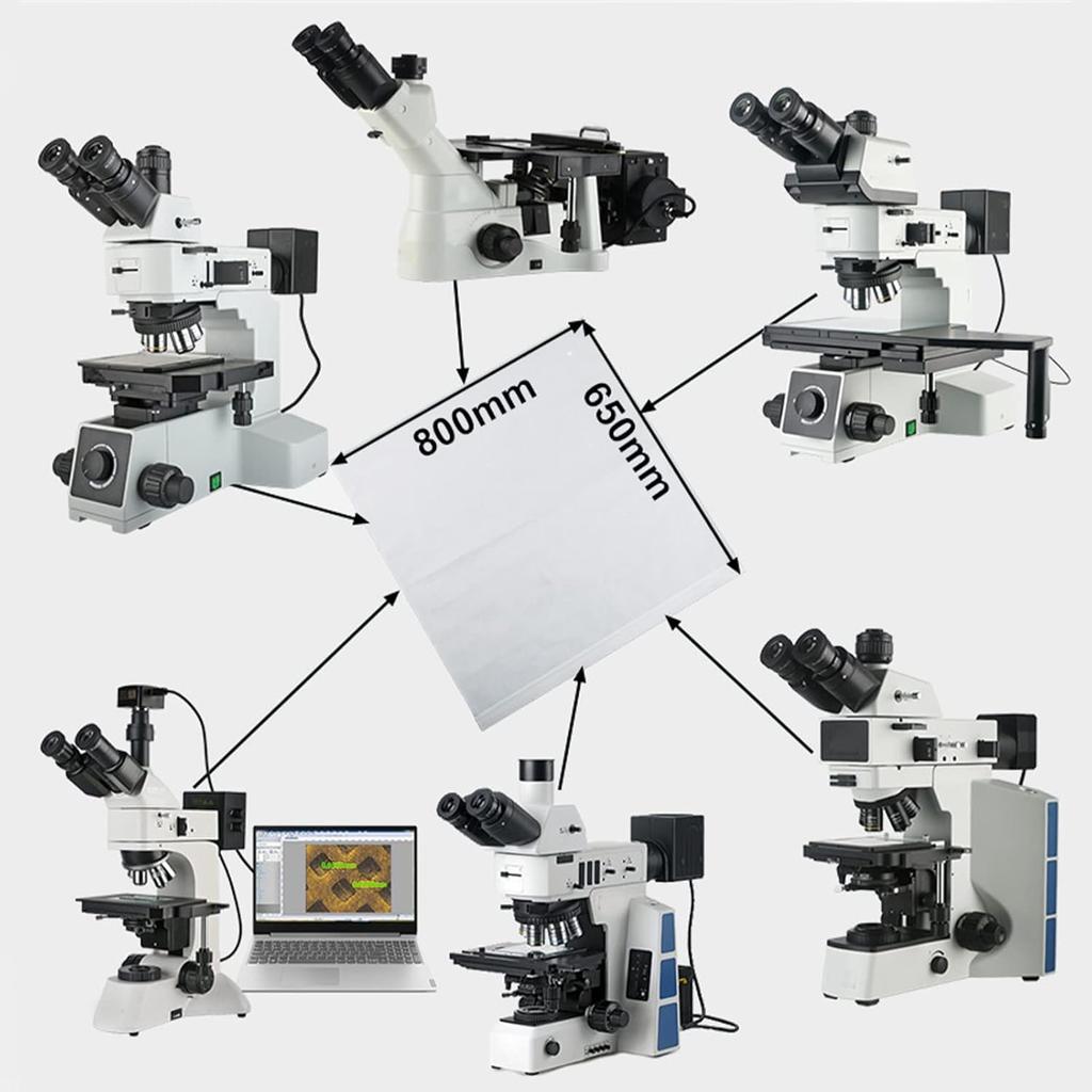 Topyond Microscope Dust Cover, PVC Dustproof Protective Accessory (31.5 X 25.59in) for Maintenance, Microscope Cover Keep Your Microscope Clean and