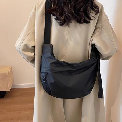 Bag Women'S Bag Crossbody Bag Large Capacity Fashion Commuter Tote Bag Oxford Cloth Dumpling Bag