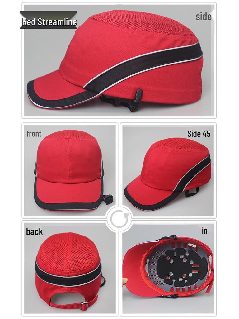 Lightweight Breathable Anti-Bump Cap with PE Shell for Impact Protection and Safety