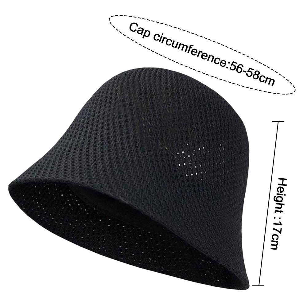 Hollow Out Fisherman's Hat Breathable Sun Hat New Fashion Fisherman Cap  Spring Summer