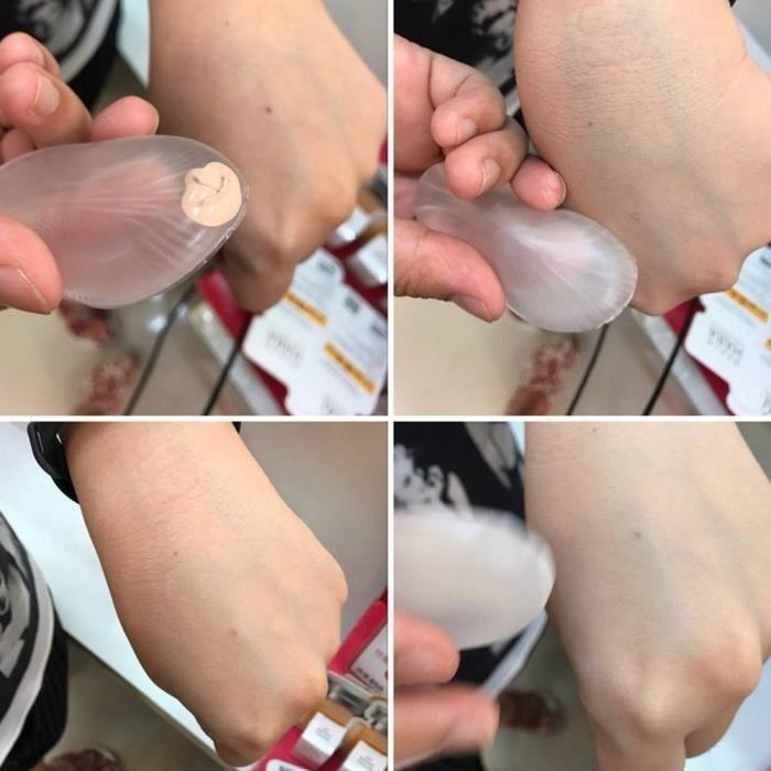 5 PCS Nouveau Soft Silicone Gel Lady Face Foundation Maquillage Cosmétiques Puff