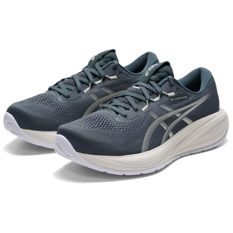 ASICS GEL CUMULUS 28 Abrasion Resistant Breathable Low top Running Shoes Men's Jasper 1011C143-300