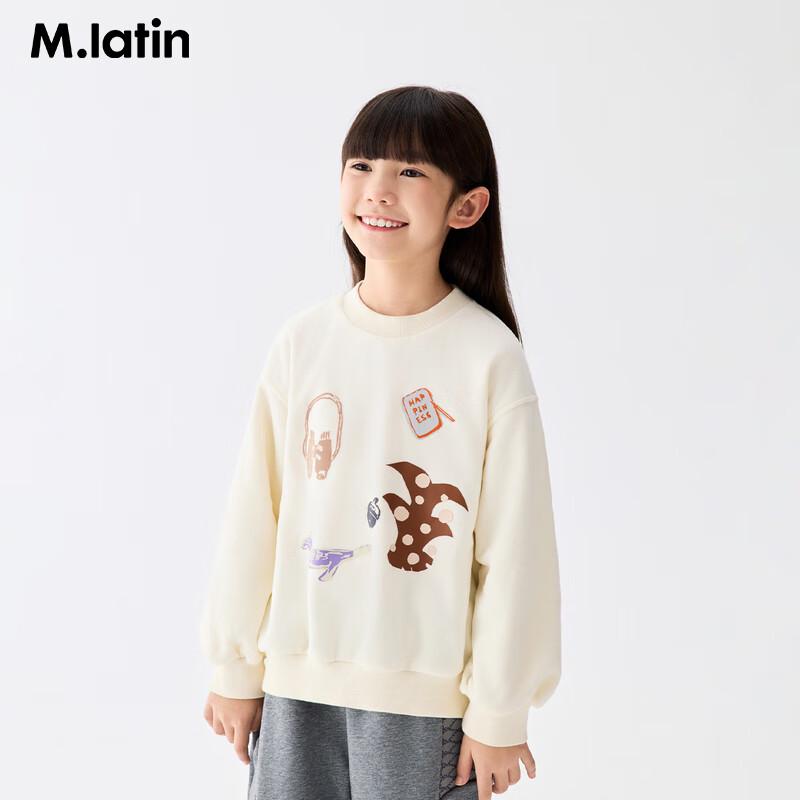 

Женский флисовый свитшот с круглым вырезом для девочек M.Latin 120cm