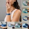 Resin Chunky Bangle Irregular Simple Bangle Creative Gift Cuff Bracelet  Jewelry Accessories