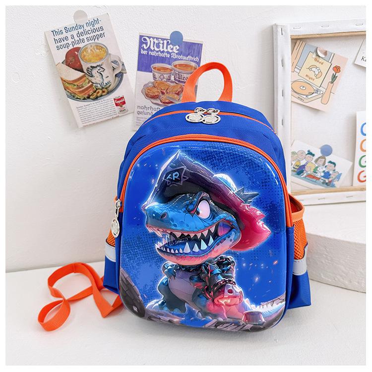 Kindergarten Student Schoolbag Cartoon Trendy Cool Light Large Capacity Children'S Backpack Anti-Lost Children'S Bag