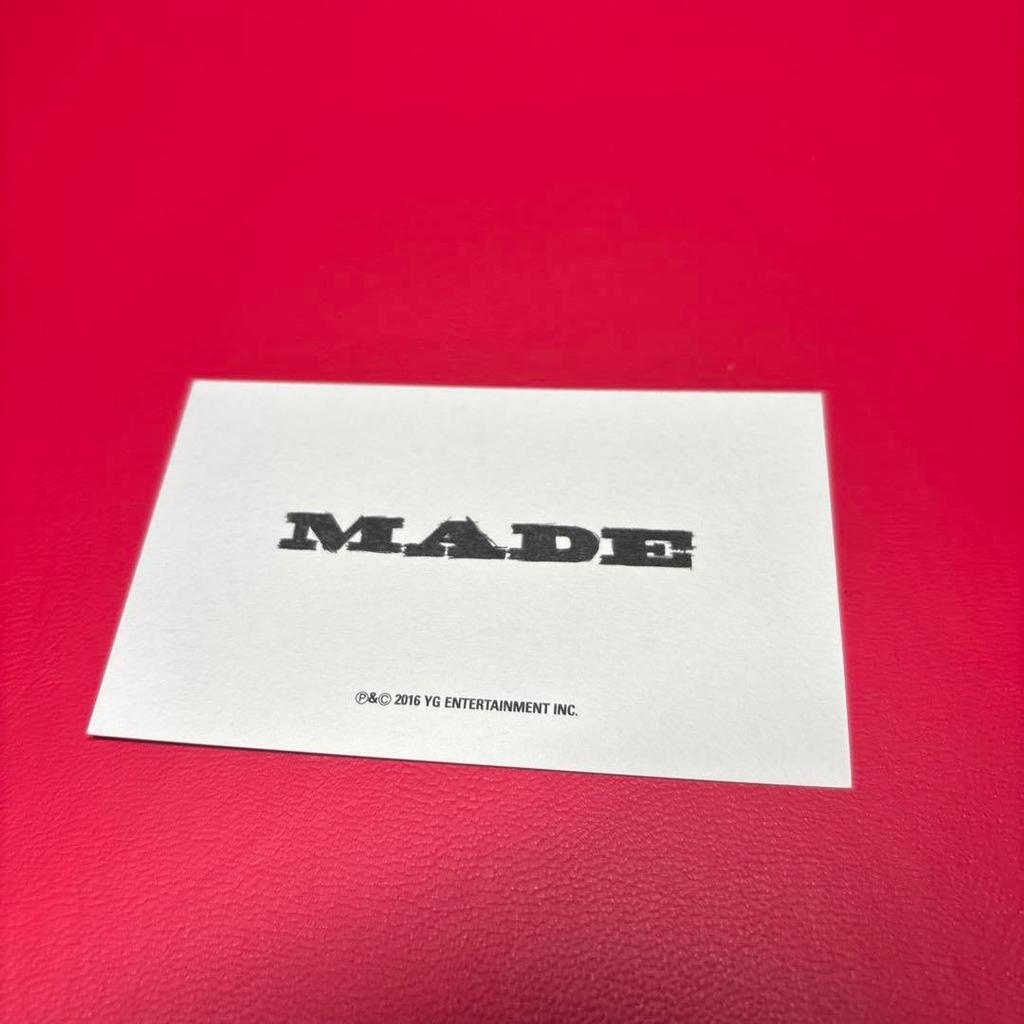 [USED] BIGBANG MADE THE FULL ALBUM with trading card