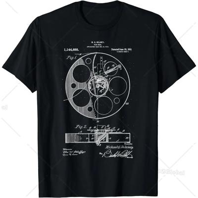 Retro Vintage Camera Filmmaker T-Shirt Film Reel Patent My Body My Choice  Graphic T Shirts