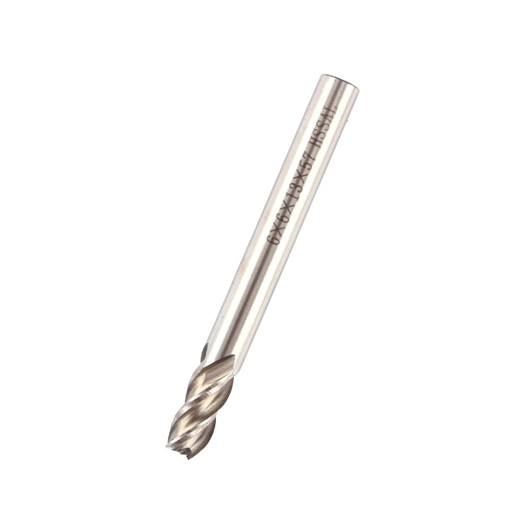 High Quality 4mm 12mm HSS CNC Straight Shank 4 Flute End Mill Cutter Drill Bit