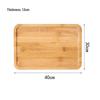 Rectangular Bamboo Wood Serving Tray