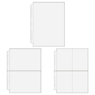 10Pcs Transparent A5 Kpop Photocard  Binder PP Card Stamp Die Jewelry Storage  Stationery