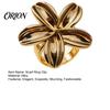 Anti Slip Scarf Ring Rings for Women, Metal Flower Buckle And Slides, Shirt Delicate Neckline Shape Tool Tightener Ties Clip Silk Scarf, Shawl,
