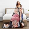 Kpop PLAVE Caligo pt  Blankets Soft Funny Plush Throw Blanket For Couch Chair Sofa Bed Travel Office Flannel Bedspread Bed Cover