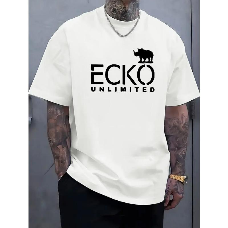 European Sizes New Summer Men'S Casual T-Shirt with Ribbed Round Neck And Short Sleeves